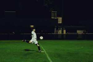 kicking ball